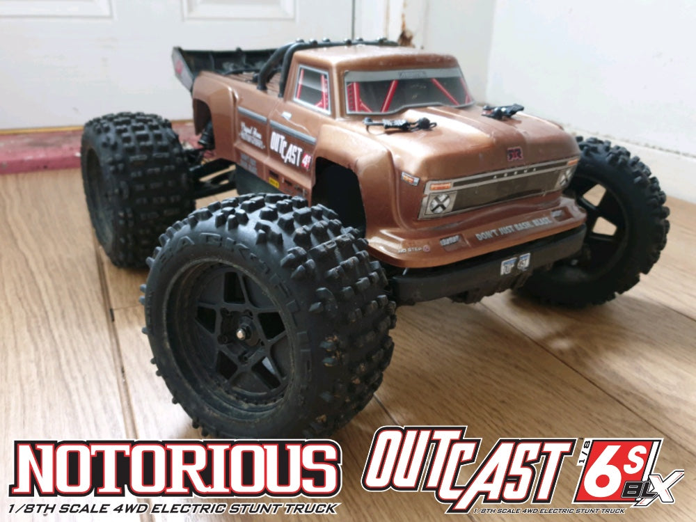 Upgrades for Arrma Notorious / Outcast – Scorched Parts RC