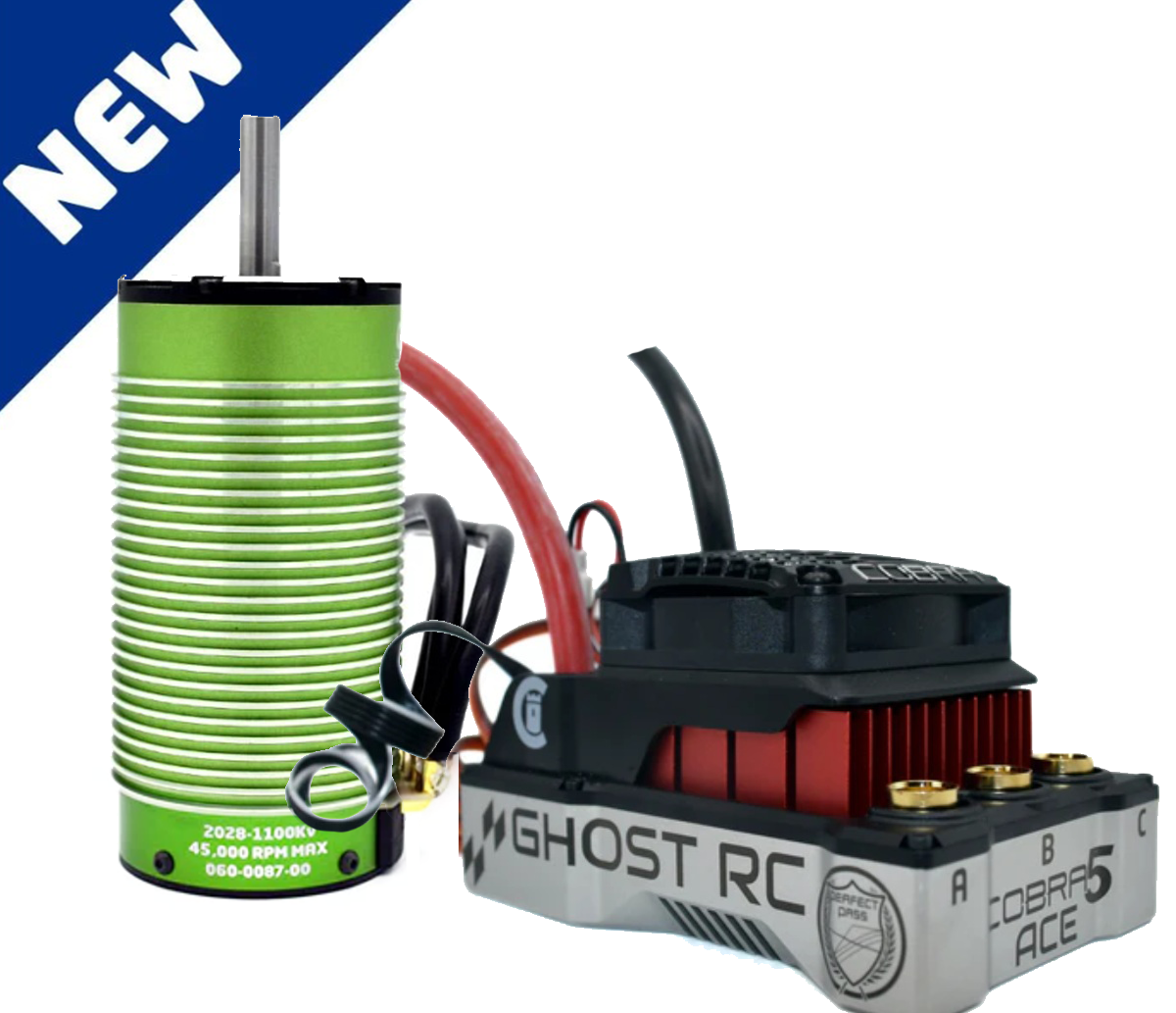 Castle Creations Ghost RC Cobra 5 ACE & 2028 1100KV Motor Combo