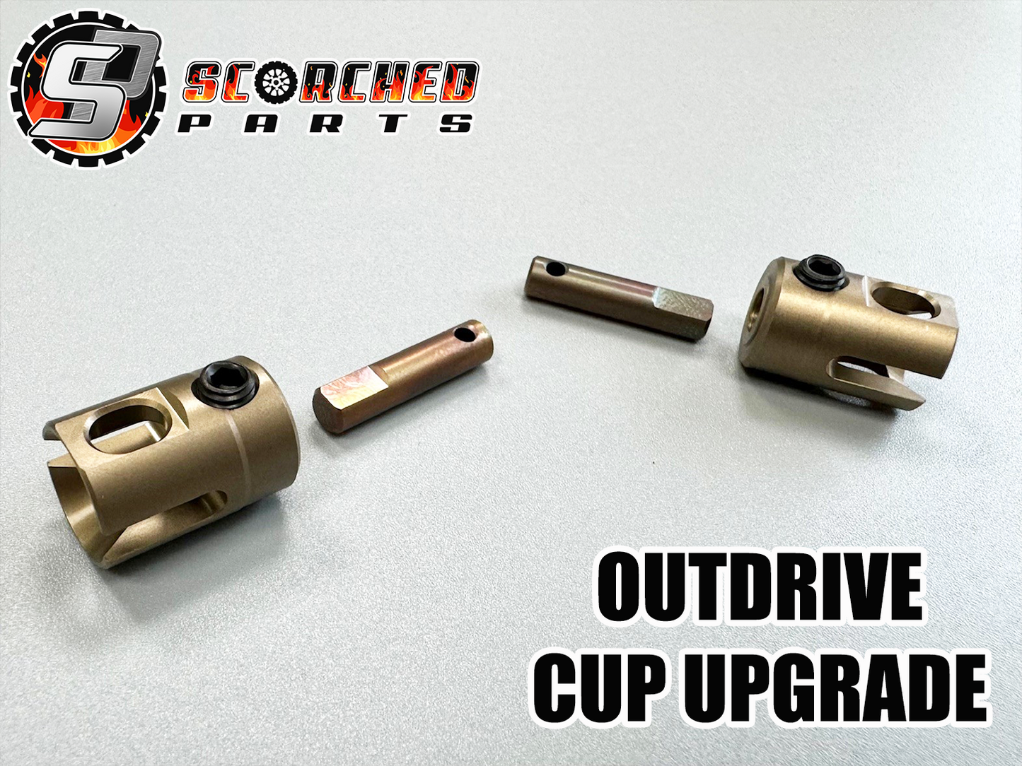 Outdrive shaft/cup upgrade - for Arrma 6s & 1/7th vehicles (Replaces Z-AR310439)