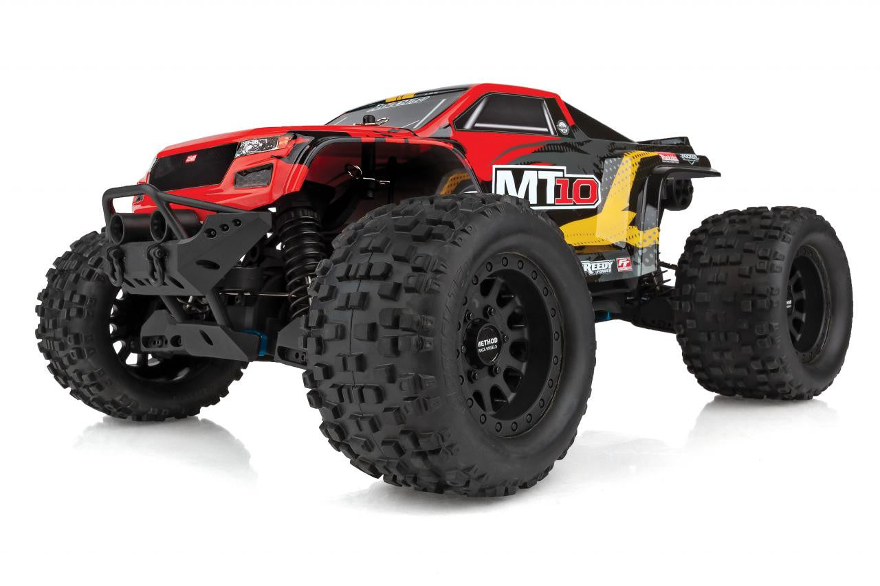 Associated Rival MT10 Brushless RTR Truck V2 - Red With Battery AS20518B