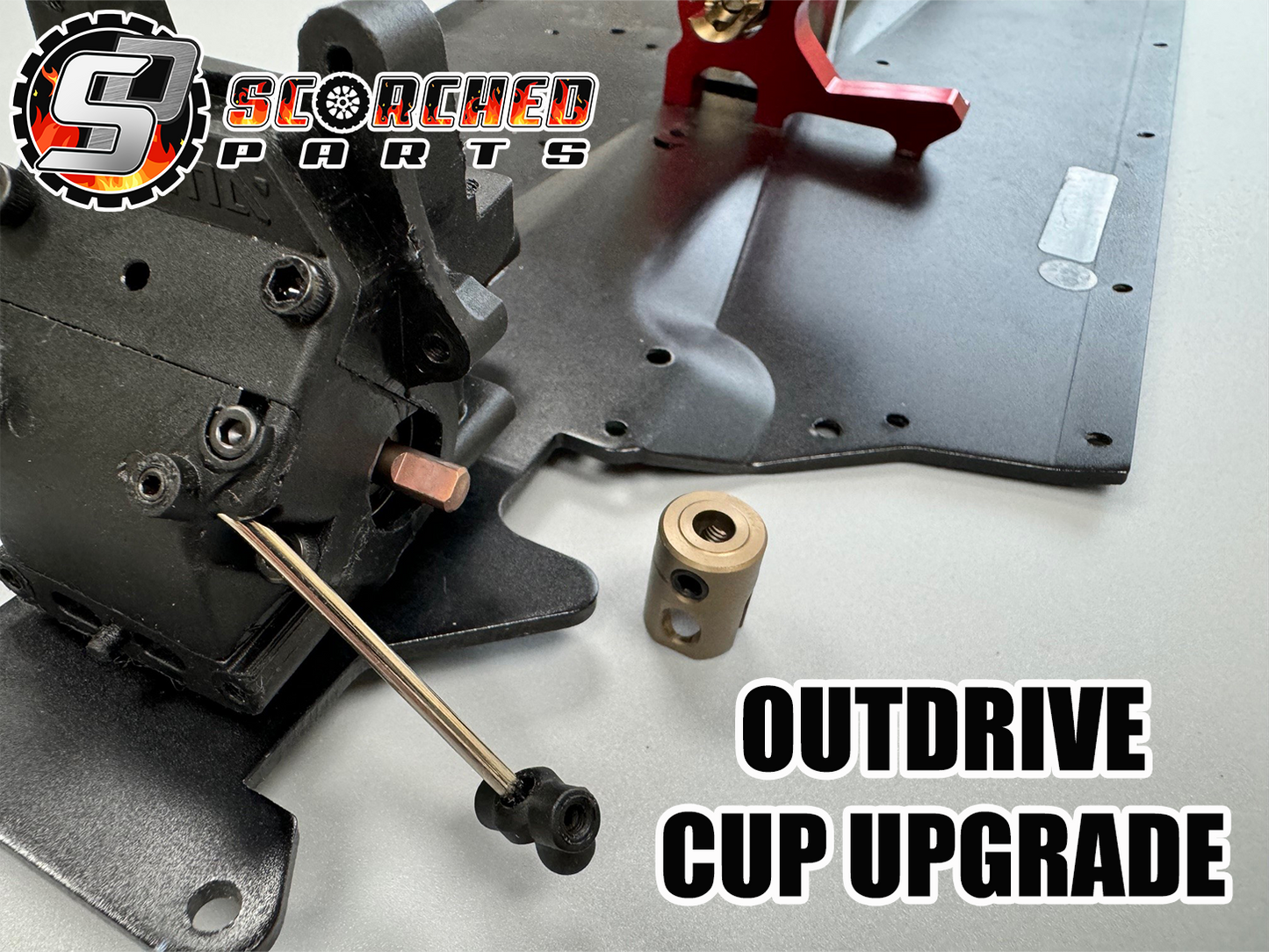 Outdrive shaft/cup upgrade - for Arrma 6s & 1/7th vehicles (Replaces Z-AR310439)