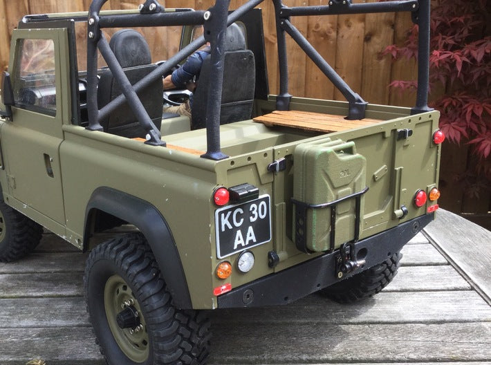 1/10 Crawler Number Plate (pair) - Military Land Rover