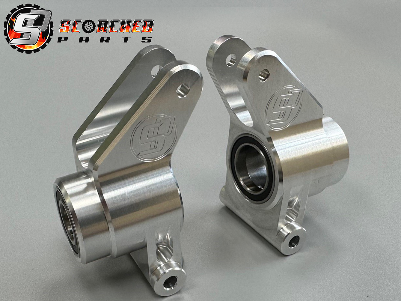 SCORCHED Rear Hub Carrier Pair - for Arrma 8s Kraton & Outcast