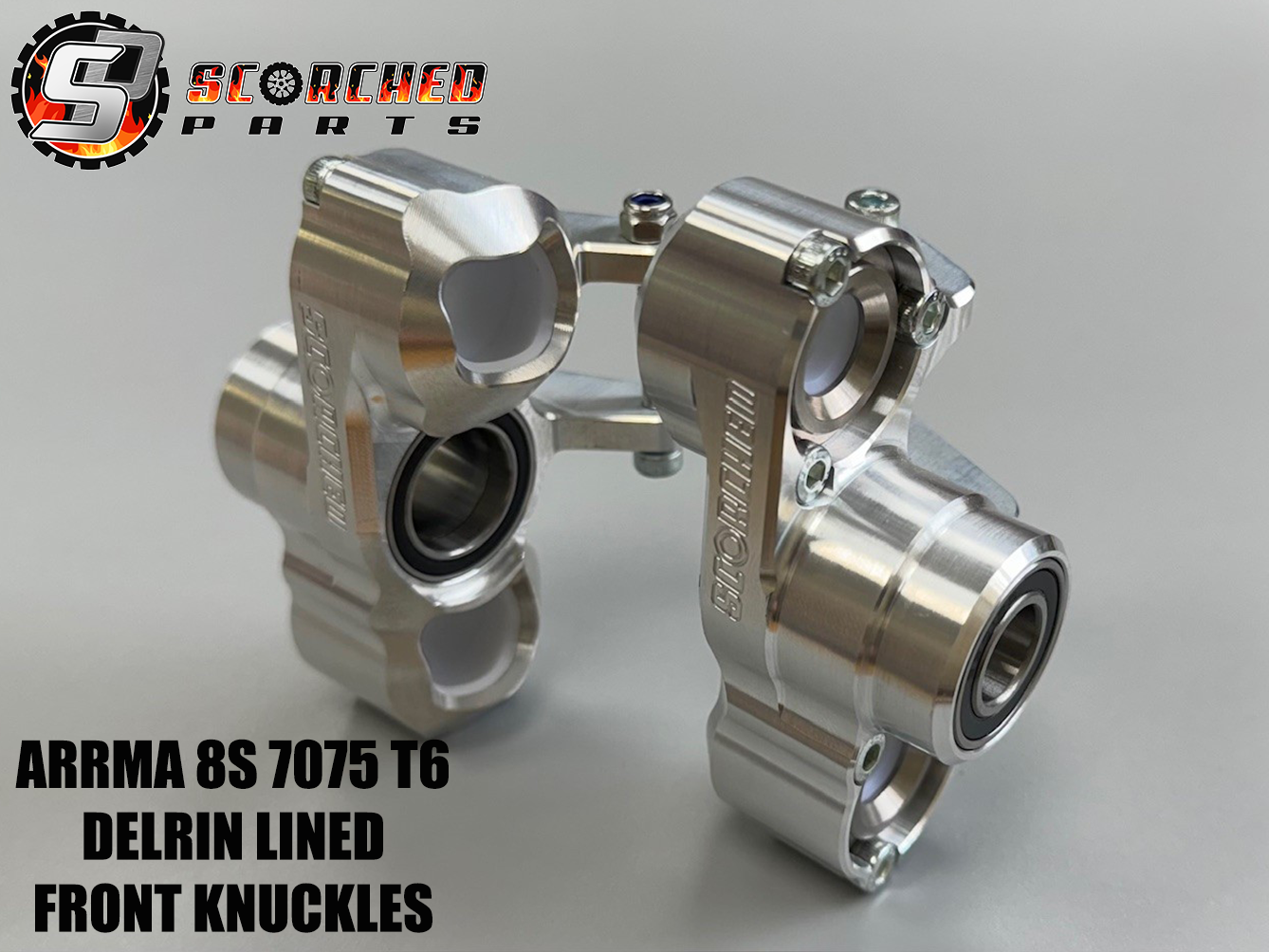 Steering Knuckle Front Hub Pair - for Arrma Kraton 8s / Outcast 8S