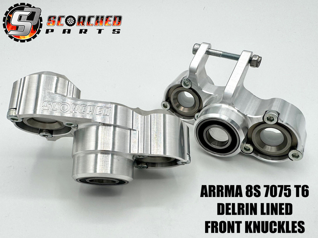 Steering Knuckle Front Hub Pair - for Arrma Kraton 8s / Outcast 8S
