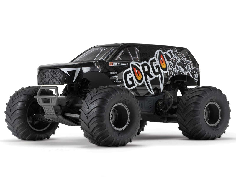 Arrma 1/10 GORGON 4X2 MEGA 550 Brushed Monster Truck Ready-To-Assemble Kit with Battery and Charger C-ARA3230SKT1