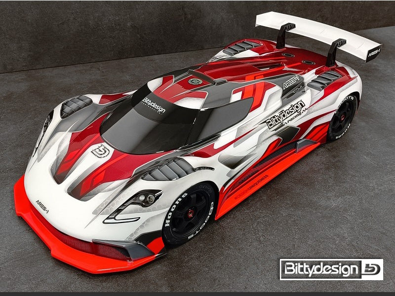 Bitty Design ARES-1 1/7 Clear Body - ARRMA Infraction/Limitless (1.5mm Thick) BD-GT7-AS1