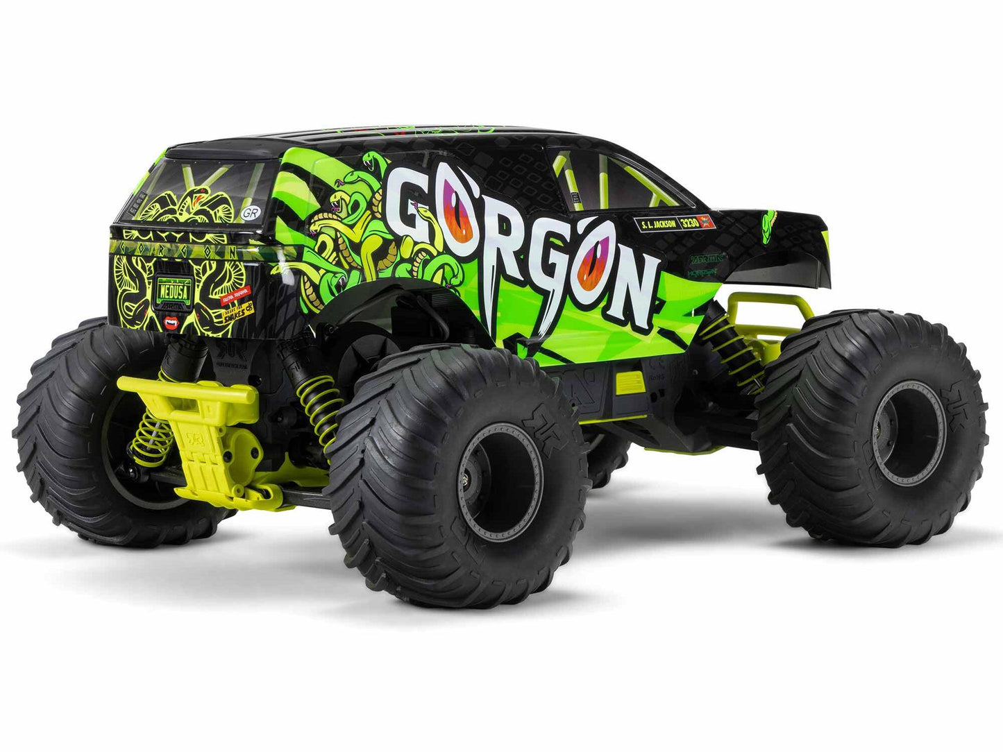 Arrma Gorgon 2wd MT 1/10 RTR w/8.4v Batt/USB Charger Yellow C-ARA3230ST1