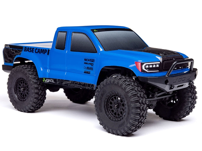 Axial 1/24 SCX24 Base Camp 4WD Rock Crawler RTR with Battery and Charger - Blue C-AXI-1219T2