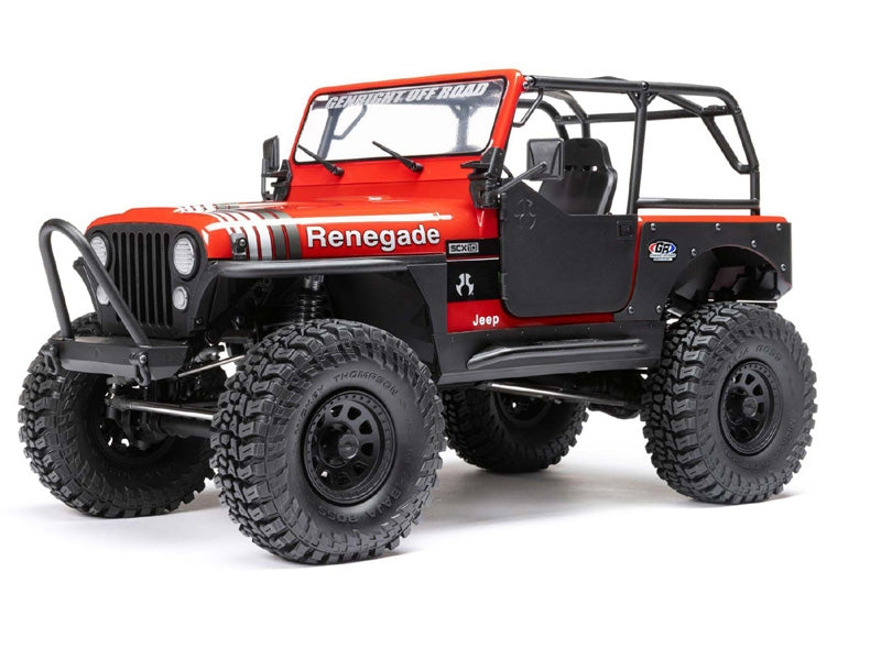 Axial 1/10 SCX10 III Jeep CJ-7 4WD Brushed RTR - Red AXI03008T1 – Scorched  Parts RC