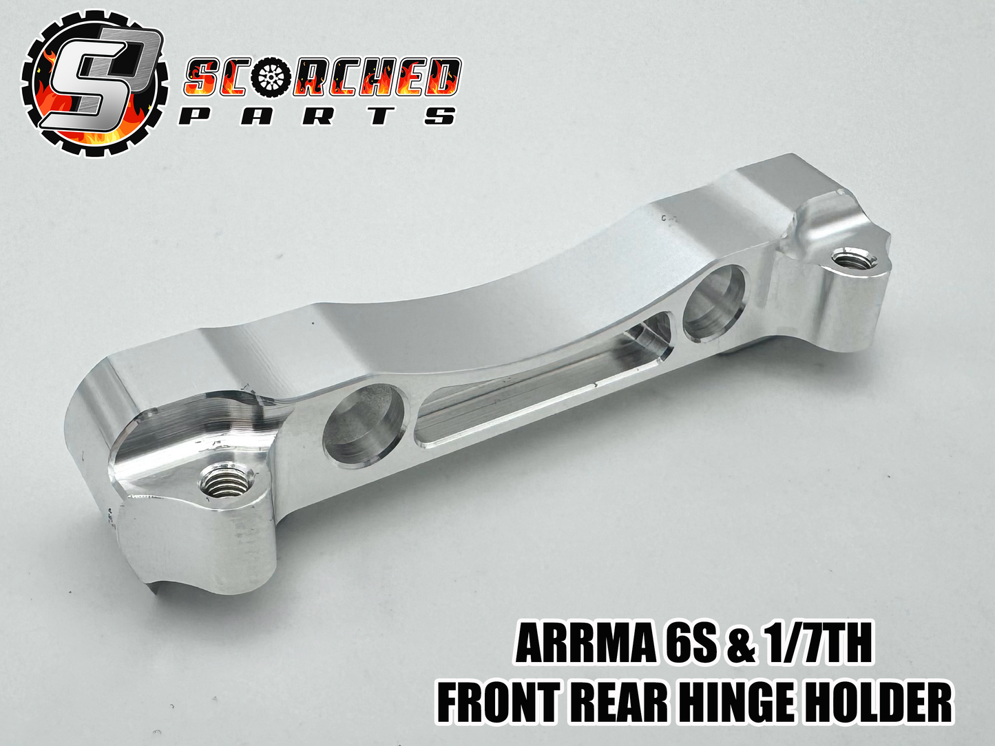 Full 5pc Hinge Pin Holder set 7075 T6 - for Arrma Kraton Notorious V6 / EXB