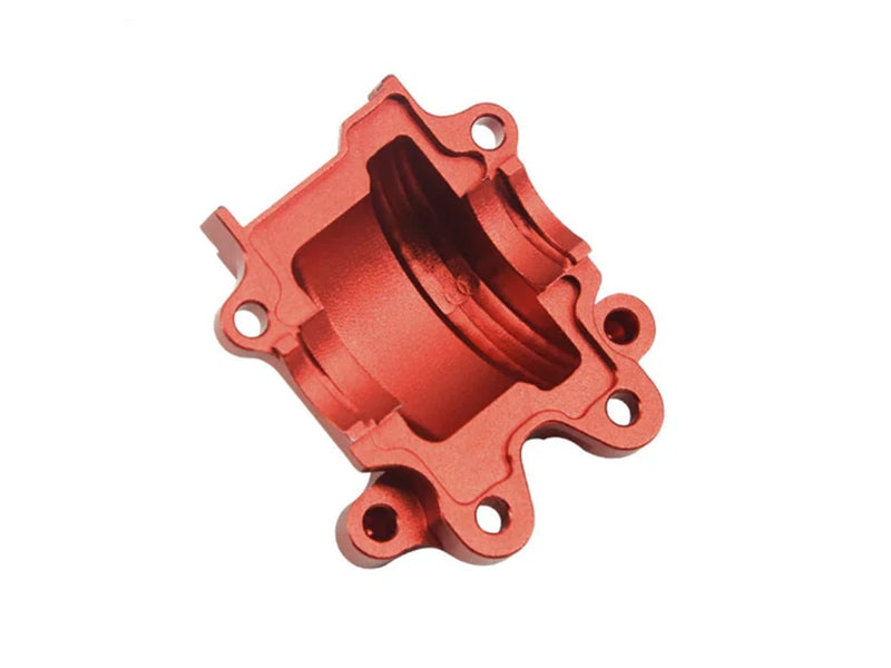 RC Overhaul Front Gearbox Cover, Red Aluminum, Grom G-RCO-AR028R