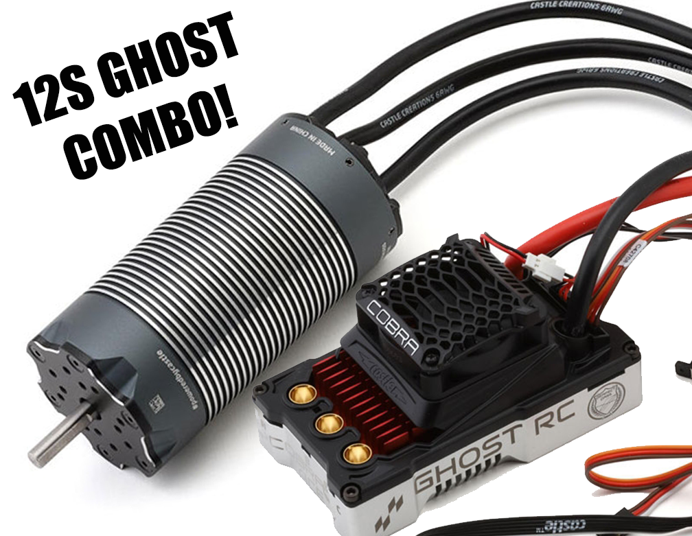 Castle COBRA 5 ACE HV 12S ESC With 2535 680kv Monster Motor