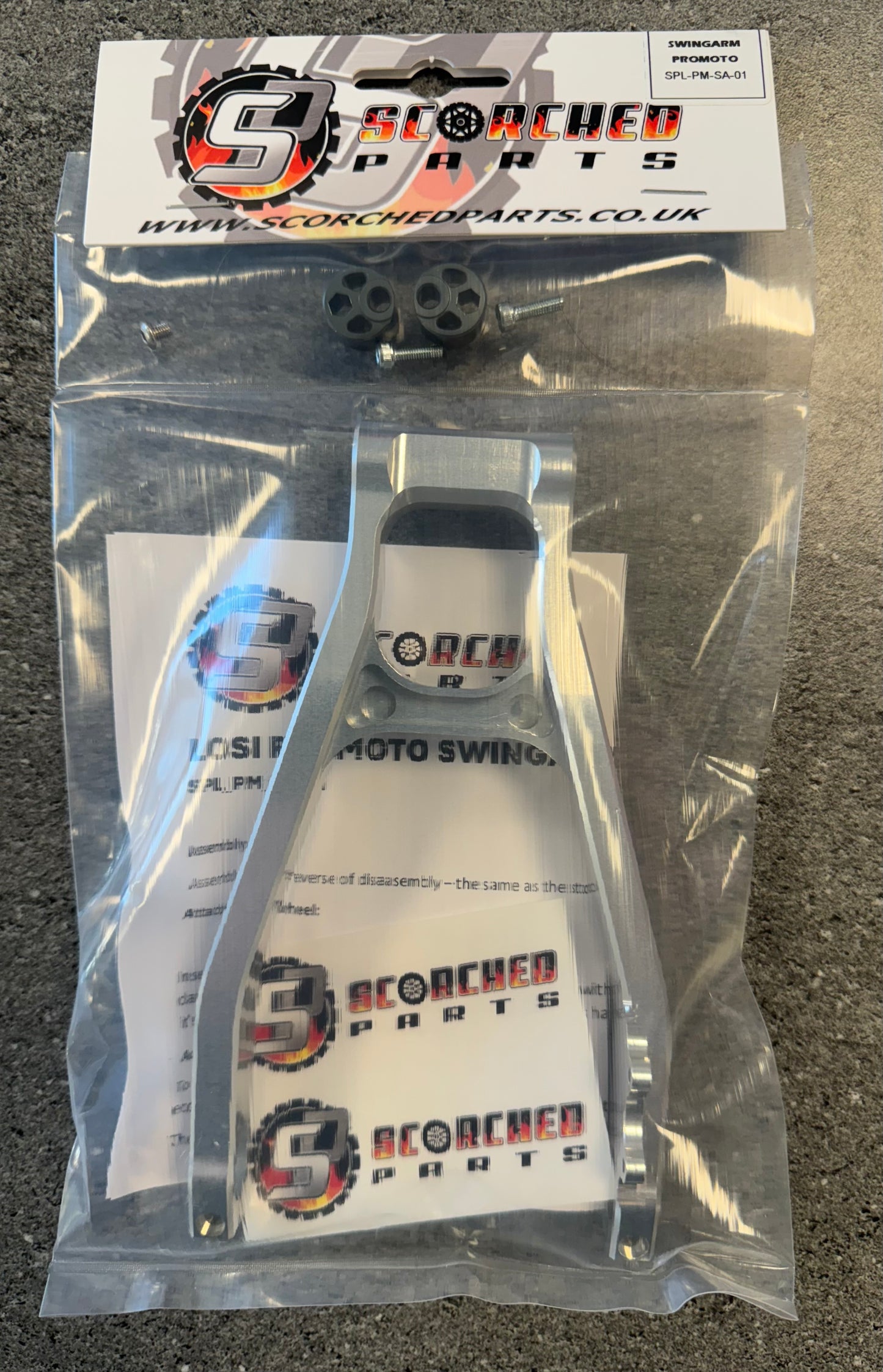 SCORCHED Aluminium 7075 Swingarm - LOSI Promoto MX/SM