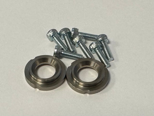 Scorched 6s Knuckle Spare Titanium Retainers & screws