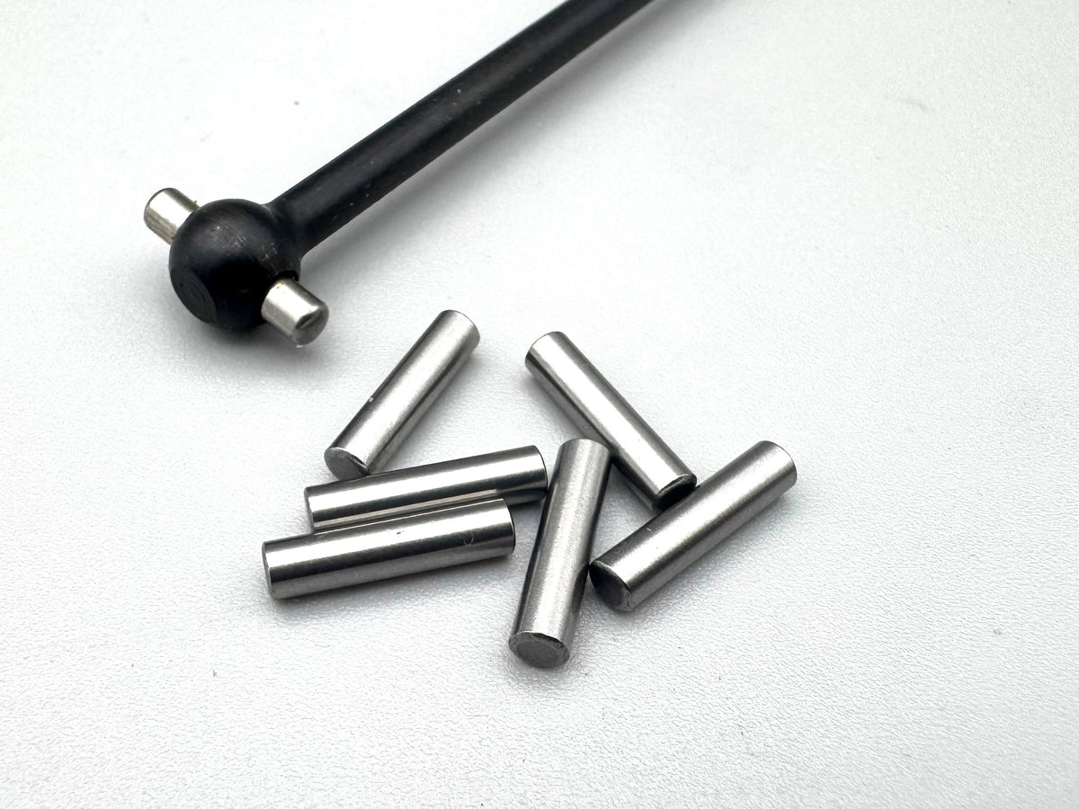 Drive Shaft Pins 3x13mm (6) Fits most standard 1/8 & 1/7 shafts