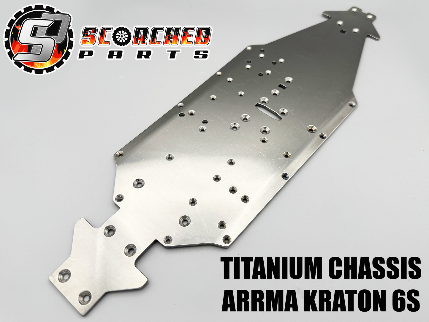 Titanium Chassis for Arrma 6s Kraton V1-V6 & EXB
