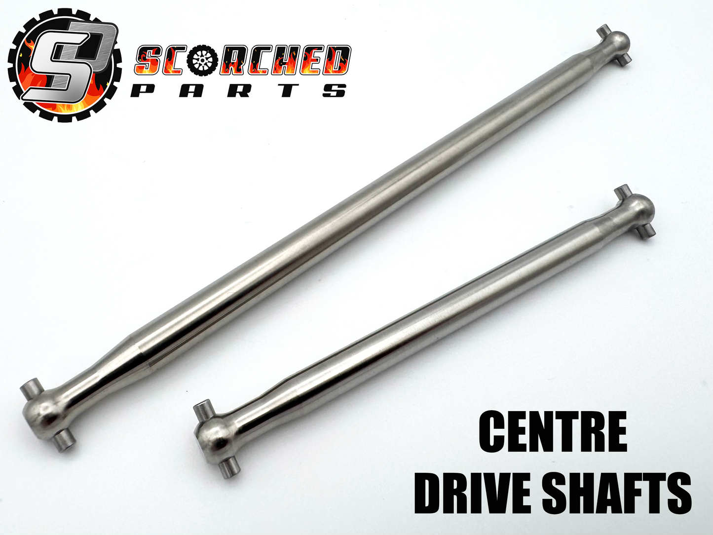 Titanium Centre Drive Shaft Pair - for Arrma Infraction / Limitless (v1 &120) / Felony