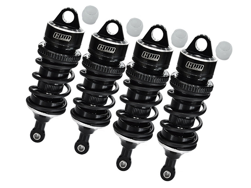 GPM Racing 6061-T6 Front 78mm and Rear 88mm Adjustable Dampers MAL07888FR-BK-BK