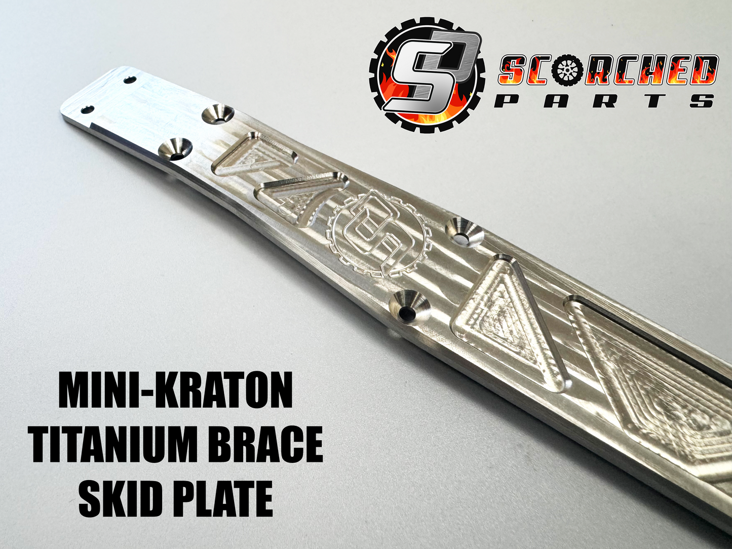 Titanium Chassis Brace / Skid - Arrma Mini Kraton