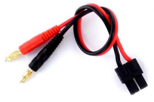 TRX TO 4MM GOLD CONNECTORS CHARGE LEAD (for traxxas batteries)
