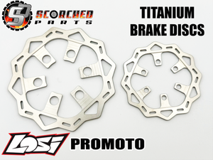 Titanium Brake Disk Pair - LOSI Promoto