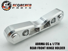 Load image into Gallery viewer, Complete 5pc Hinge Pin Holder set 7075 T6 - for Arrma Mojave / Big Rock 1/7 / Fireteam