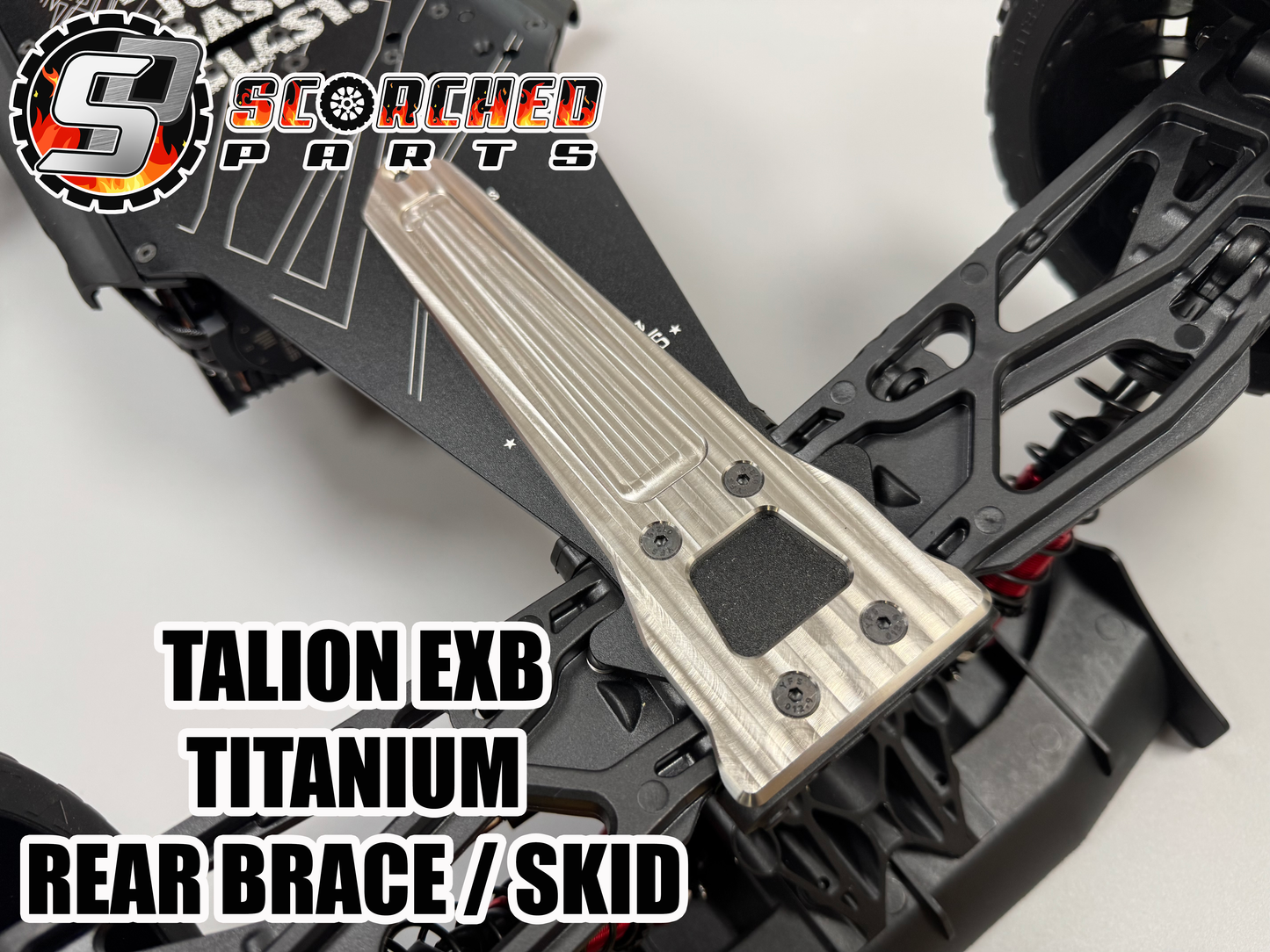 Titanium Rear Skid plate for Arrma Talion EXB