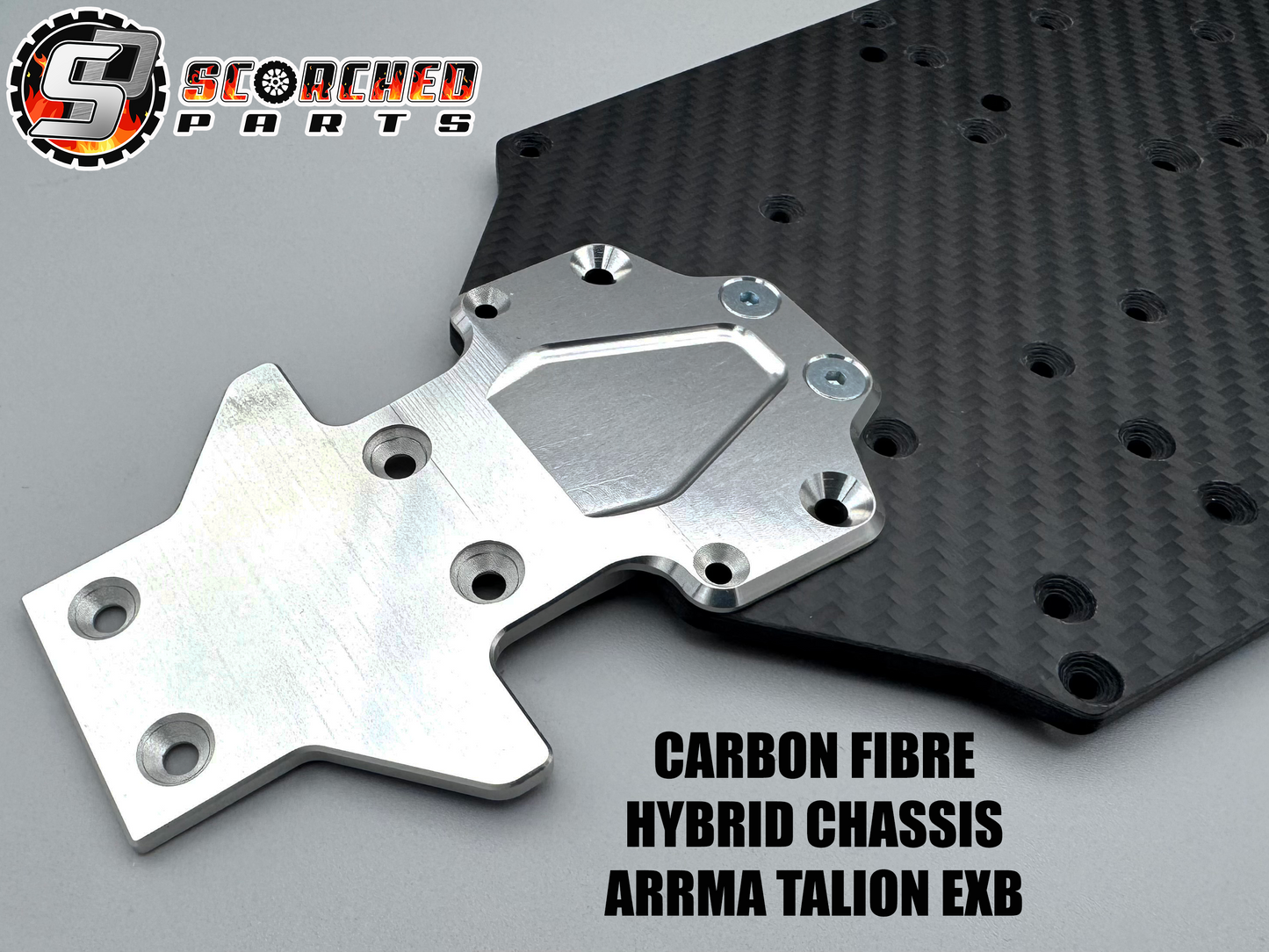Carbon Fibre Hybrid Chassis - for Arrma Talion EXB