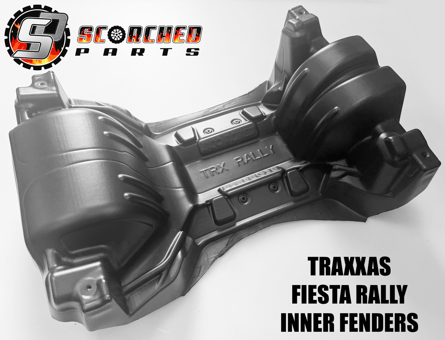 Inner Fender Wells / Mudguards - for Traxxas Fiesta Rally