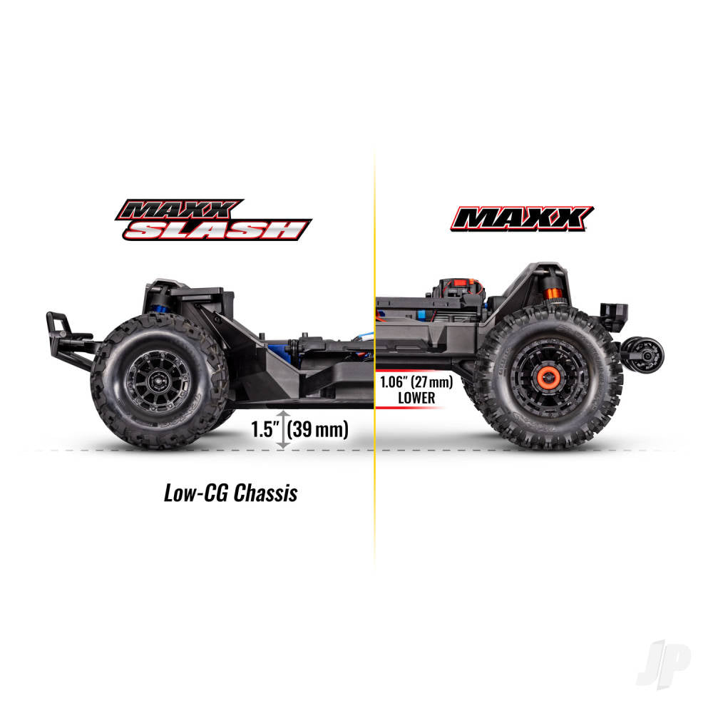 Traxxas Maxx Slash 1/8 4WD 6S Brushless Short Course Truck - FD Blue TRX102076-4-FD