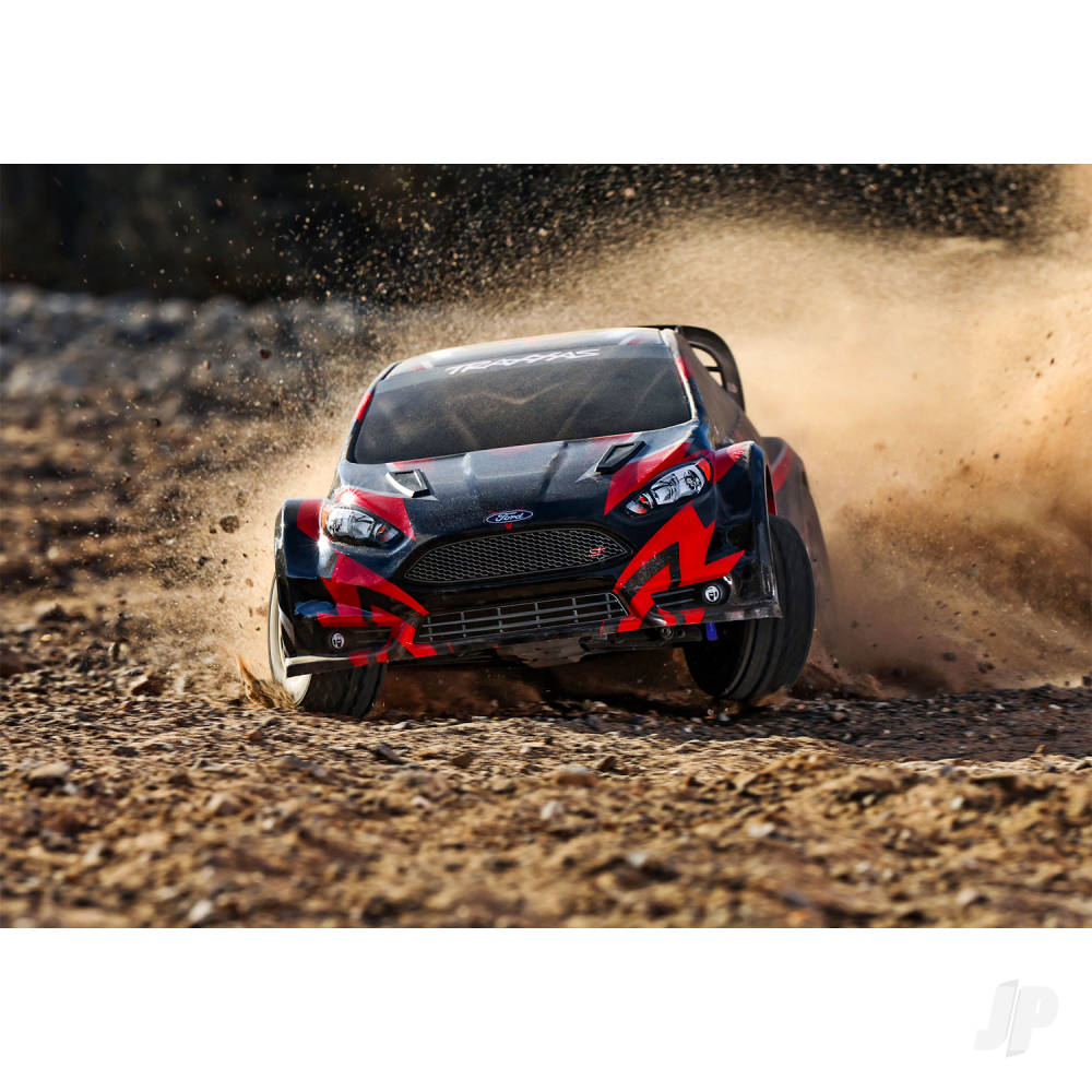 Traxxas Ford Fiesta ST Rally BL-2S Rally Car - Red TRX74154-4-RED