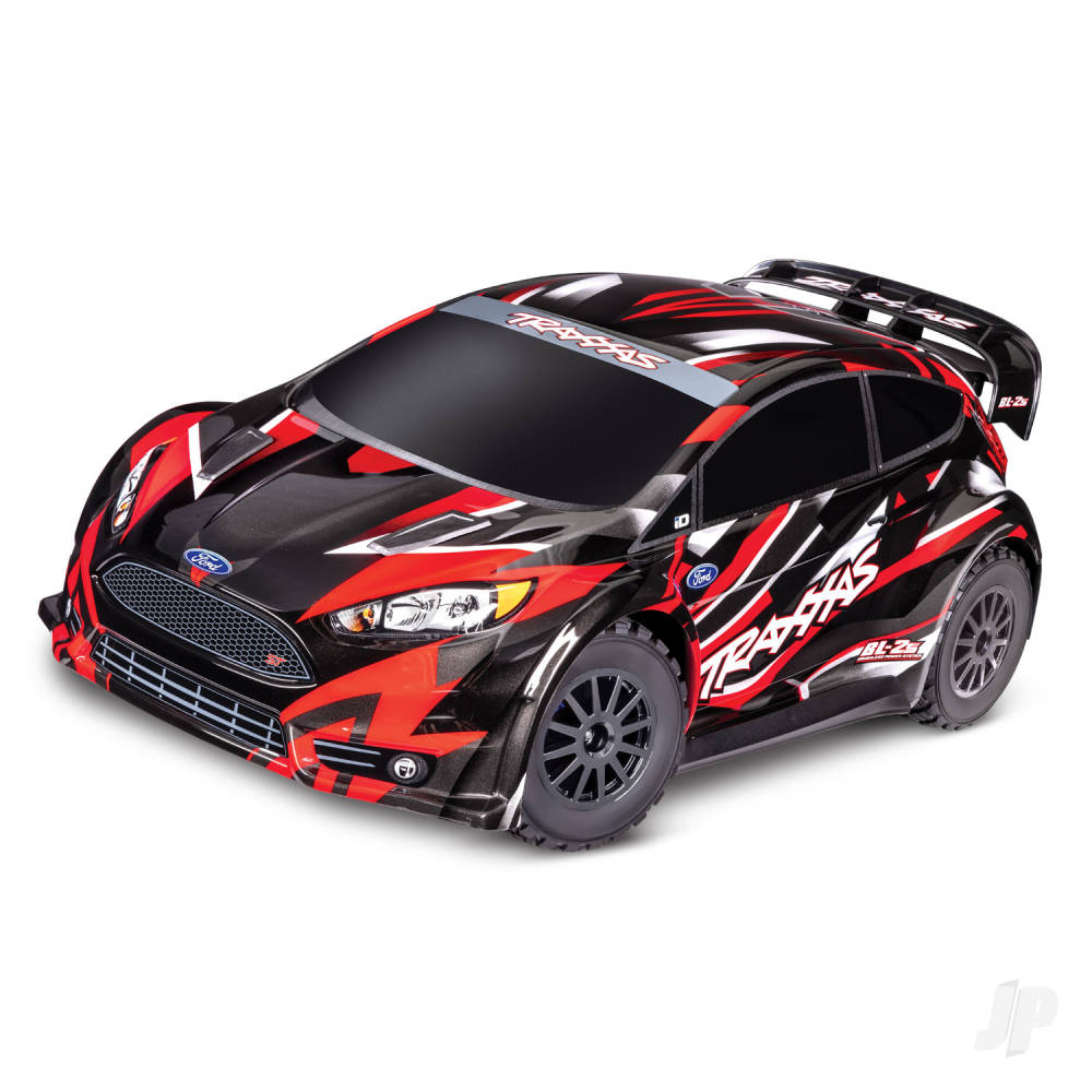 Traxxas Ford Fiesta ST Rally BL-2S Rally Car - Red TRX74154-4-RED