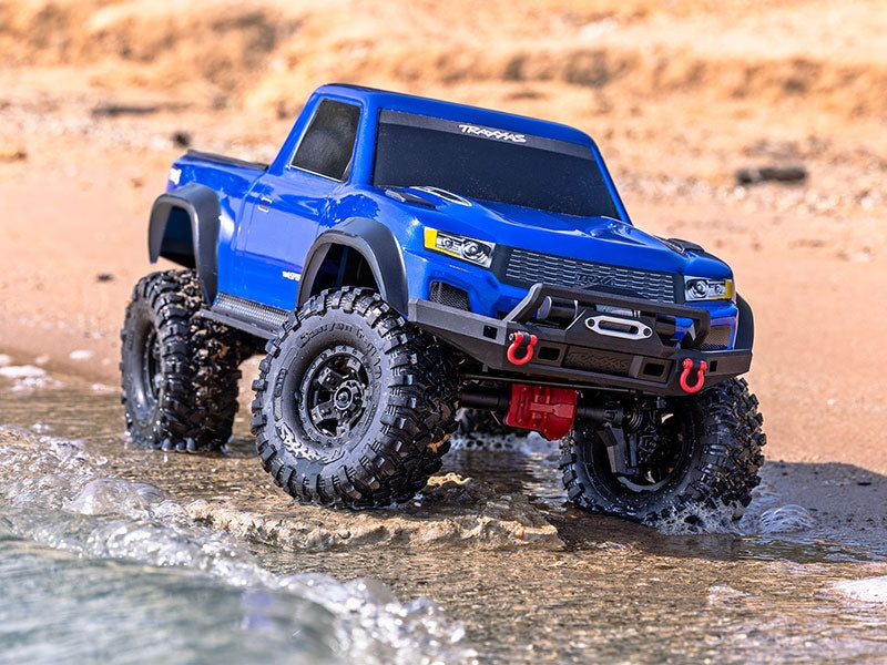 Traxxas TRX4 Sport 1:10 4X4 Electric All-Terrain Crawler Truck with Clipless Body - TRX82224-4-BLUE