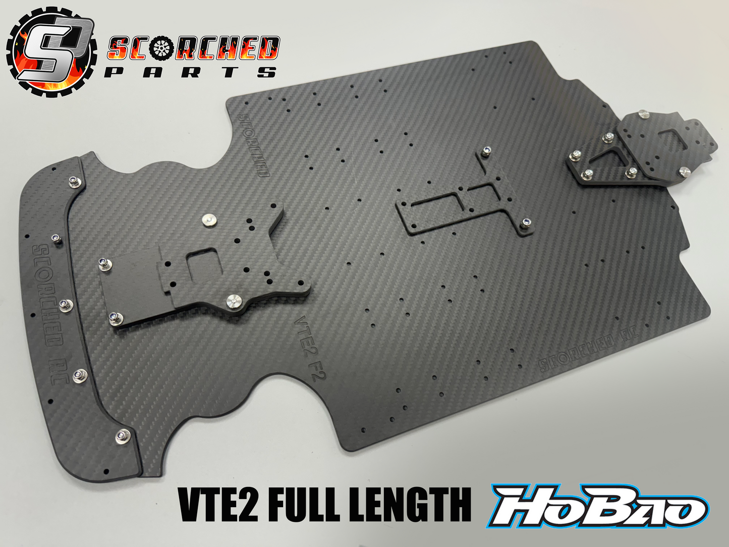 Carbon Fibre Chassis - for Hobao VTE2 Full Length Kit