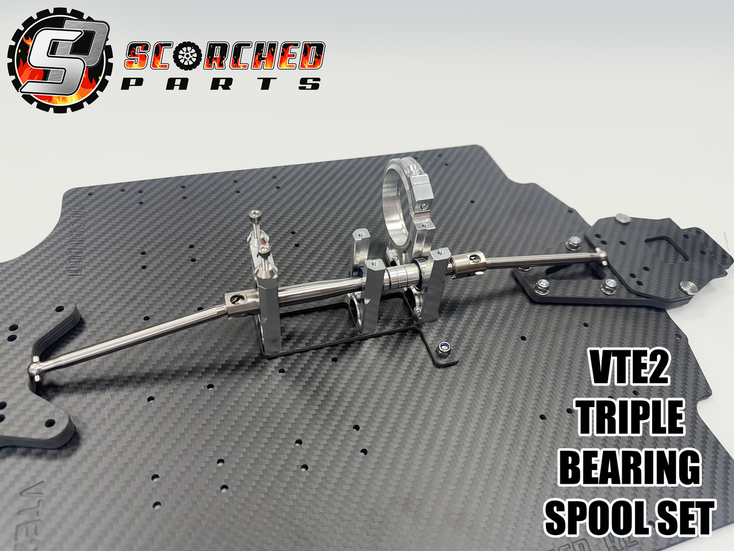 Triple Bearing Spool & shaft Set - Hobao VTE2