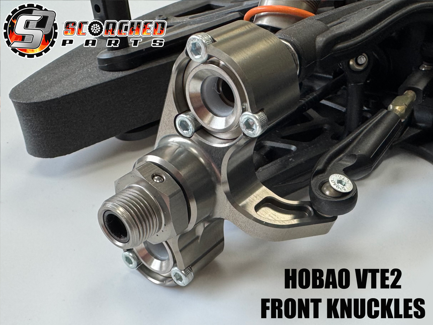 Steering Knuckle & Hubs Upgrade set - for Hobao VTE2