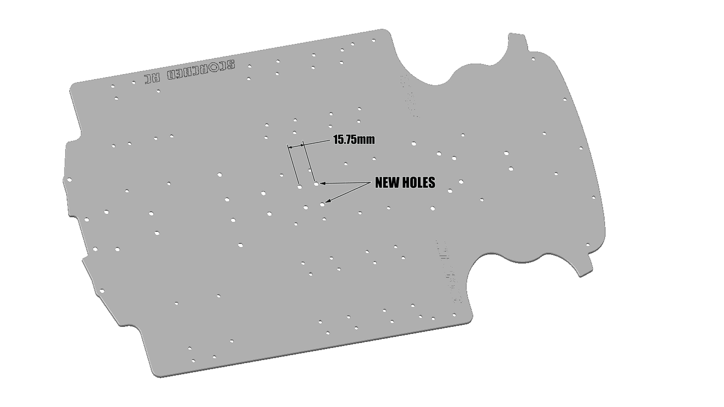 Triple Bearing Spool & shaft Set - Hobao VTE2