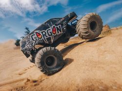 Arrma 1/10 GORGON 4X2 MEGA 550 Brushed Monster Truck Ready-To-Assemble Kit with Battery and Charger C-ARA3230SKT1