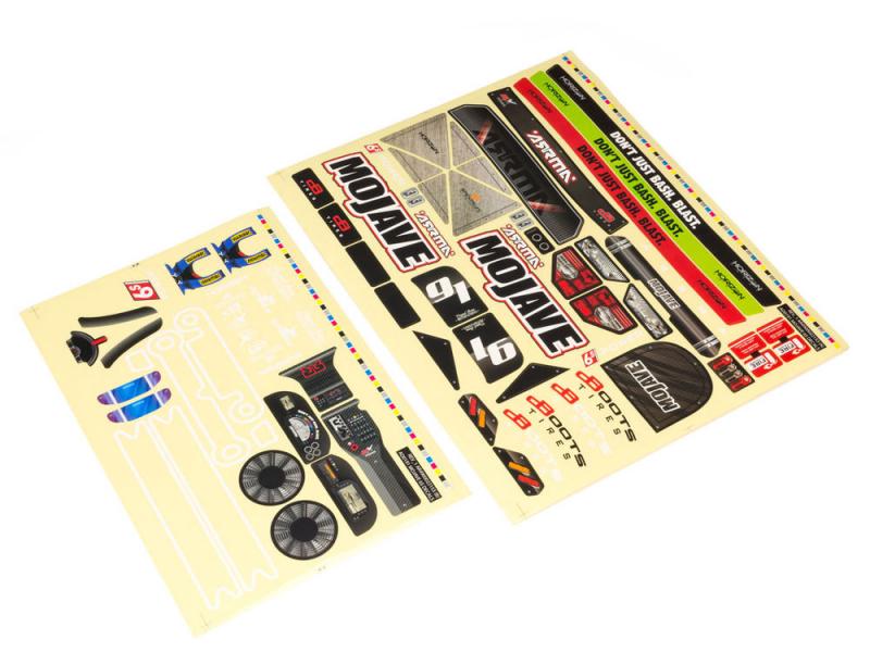 Arrma Clear Body Shell with Decals: MOJAVE 6S BLX Z-ARA411001