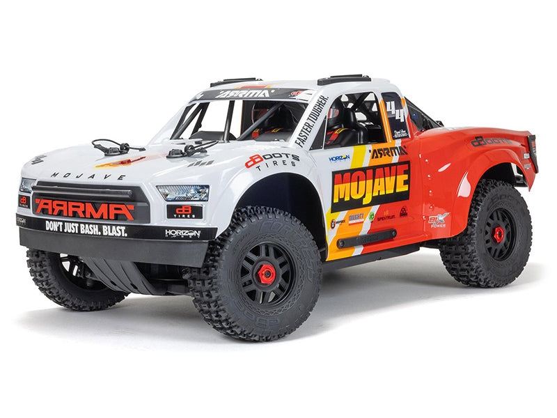 Arrma 1/8 MOJAVE 4X4 4S BLX Desert Truck RTR - White C-ARA4404T1