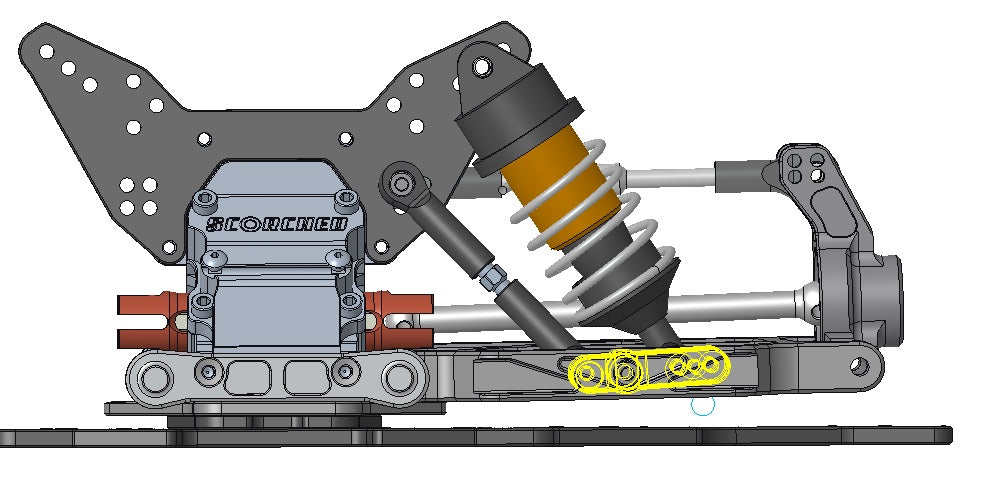 Speedrun Rocker Arm Kit - Arrma Limitless, Infraction, Felony