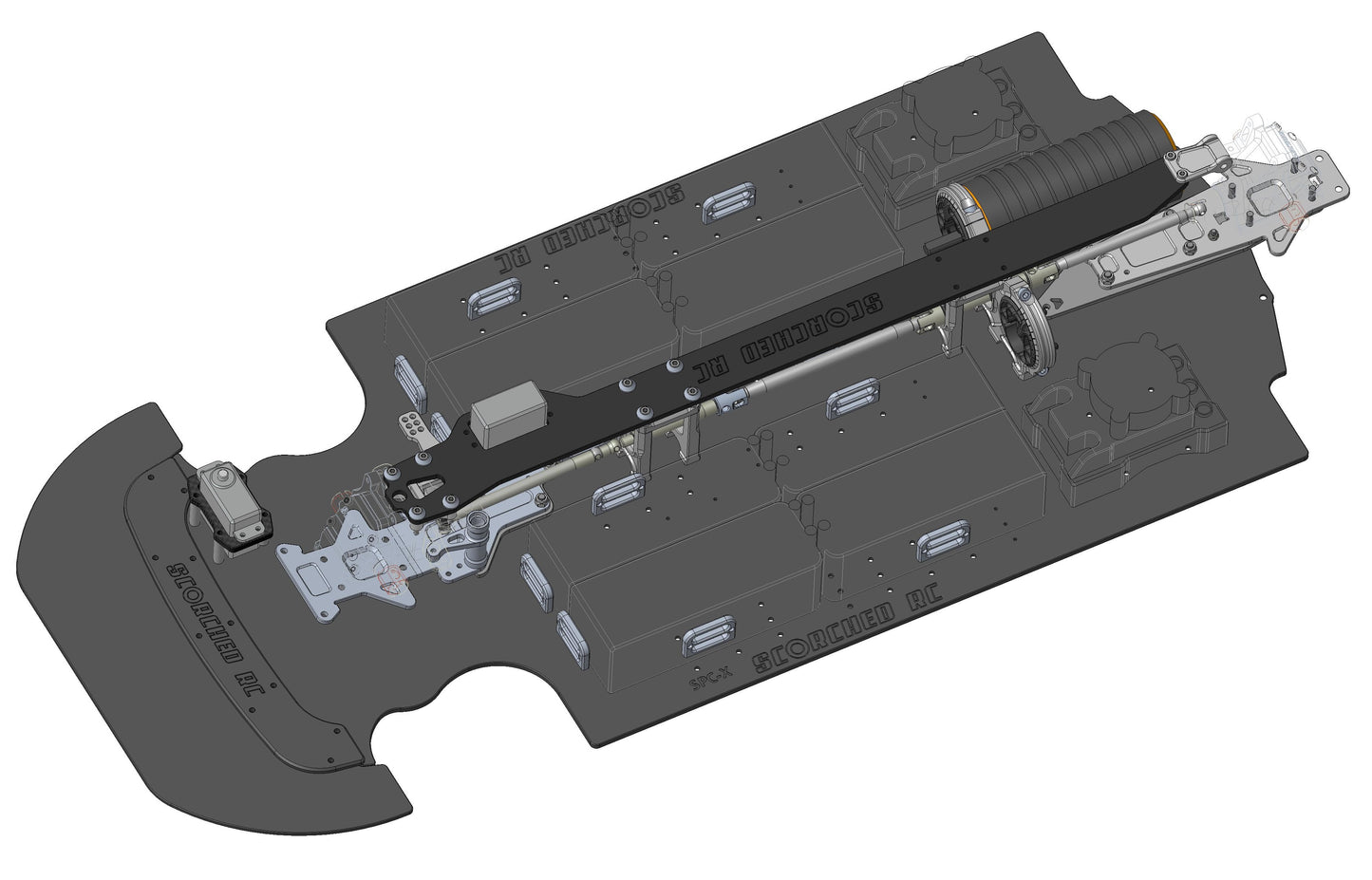 World record Chassis Set - for Arrma Limitless / Infraction base