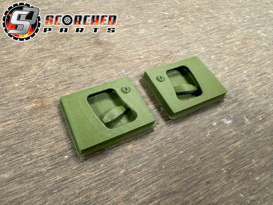1/10 Land Rover Defender D90 Slotted Style Door Handle inserts