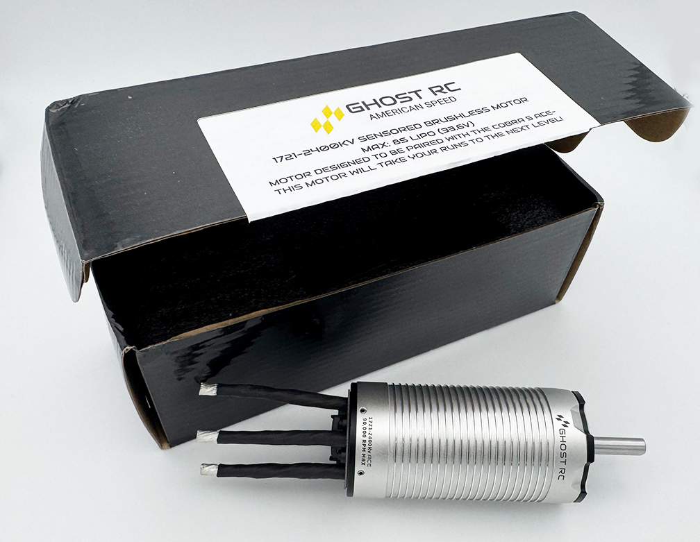 Ghost 1721 2400kv Sensored Extreme Output Speedrun / Drag Motor