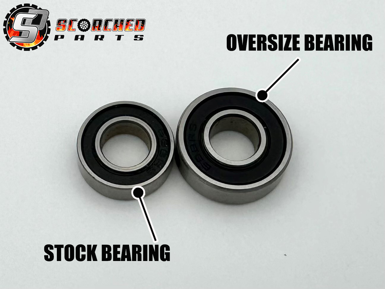 Diff Housing / Bulkhead - For Arrma 6s Speed cars - Special for conversion to Hobao gears