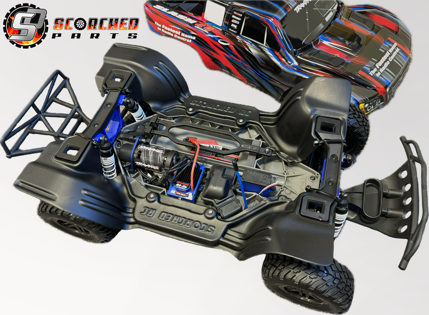 Inner Fender / Mudguards - Traxxas Slash 4x4 HCG CLIPLESS