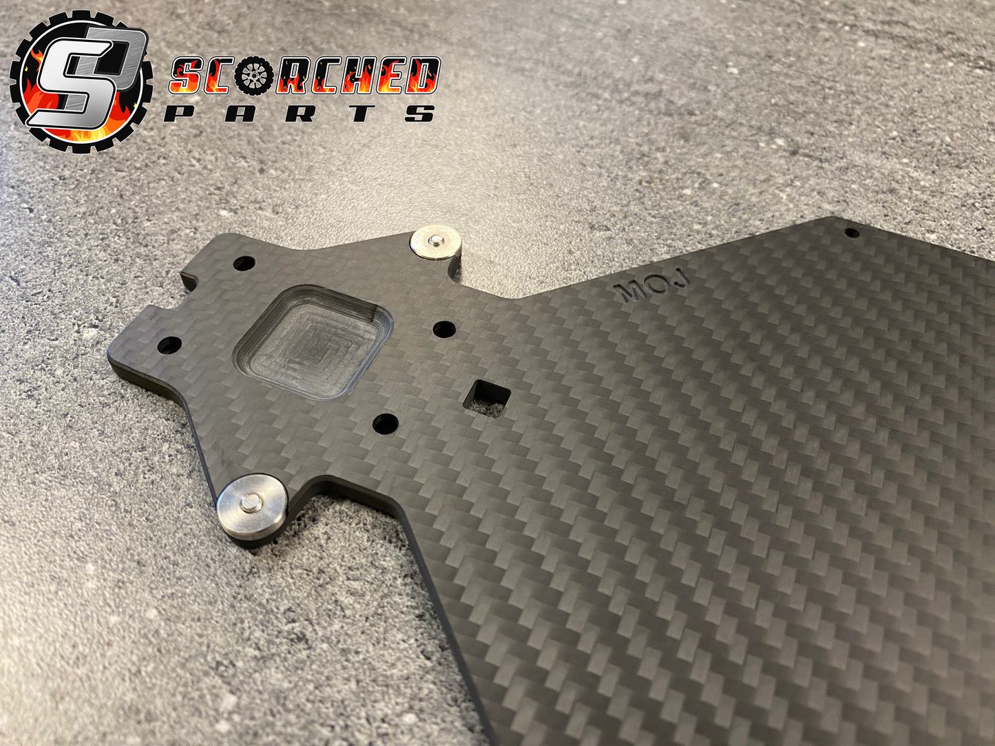 Carbon Fibre Hybrid Chassis - for Arrma SWB Typhon / Outcast 6s