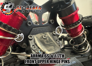 Titanium Front Upper  Hinge Pins - for Arrma 6s and 1/7th Range (Replaces Z-AR330380)