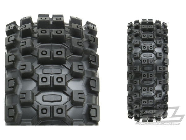 Pro-Line Badlands MX M2 (Medium) 1:8 Buggy Tyres on Black Wheels (2) PRO9067-41